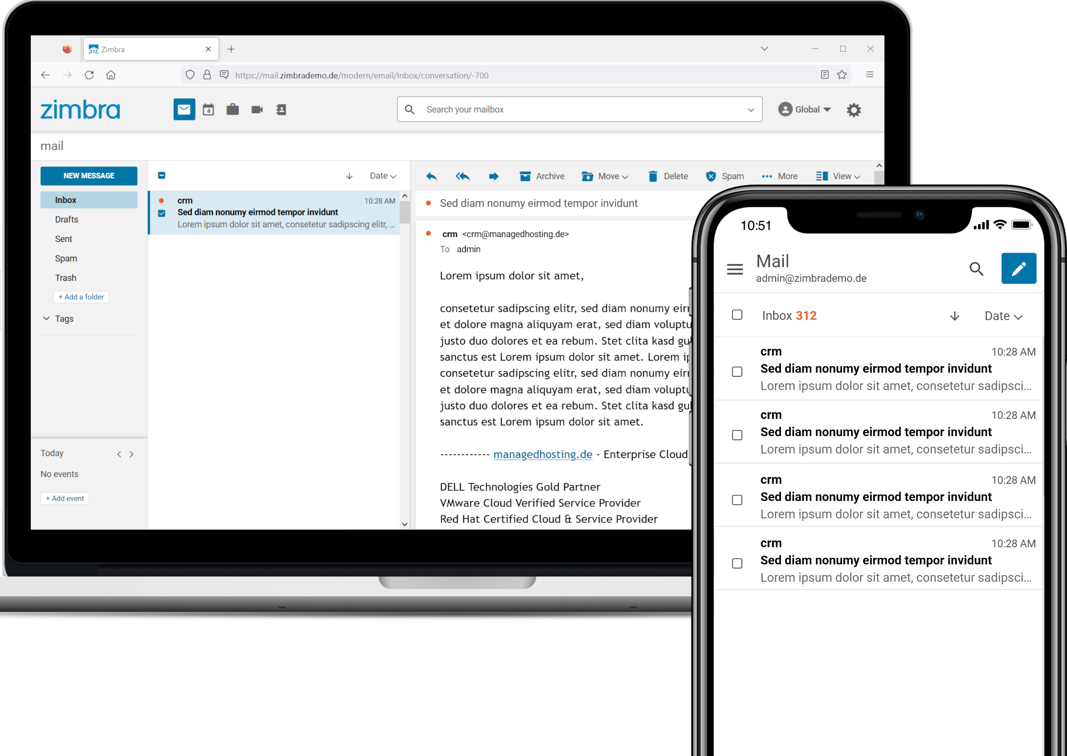 Zimbra 10 Modern UI